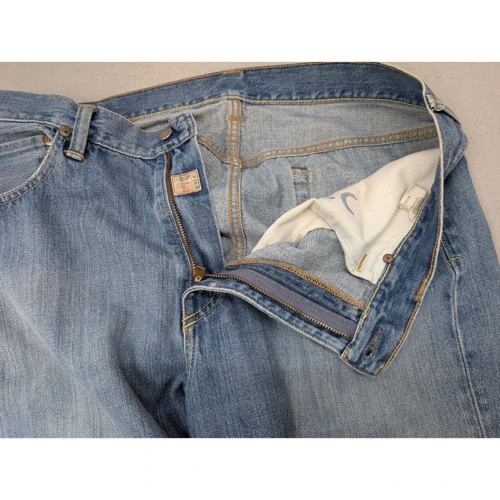 Polo Ralph Lauren Jeans Men's 36Tx30 Blue‎ Classic Straight Denim Casual Pants